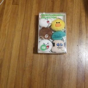 Head plush doll collection line freinds